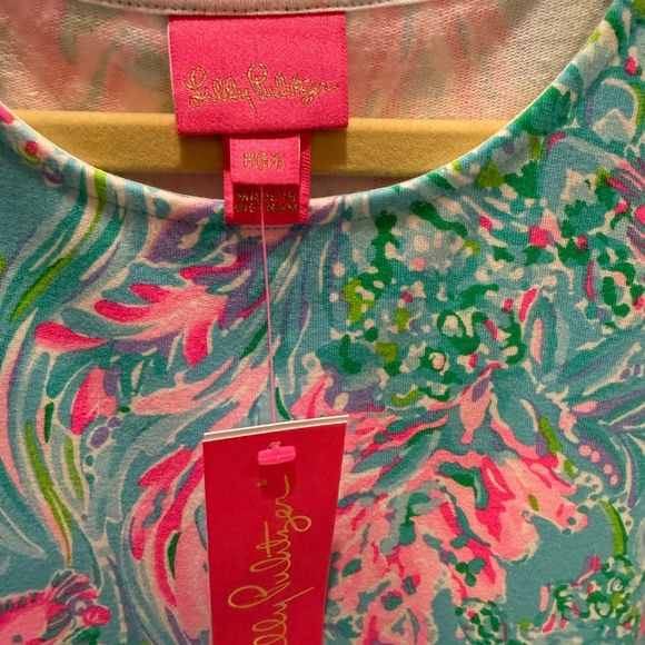 Lilly Pulitzer Kailyn Dress in Best Fishes Print Size M - Picture 3 of 3
